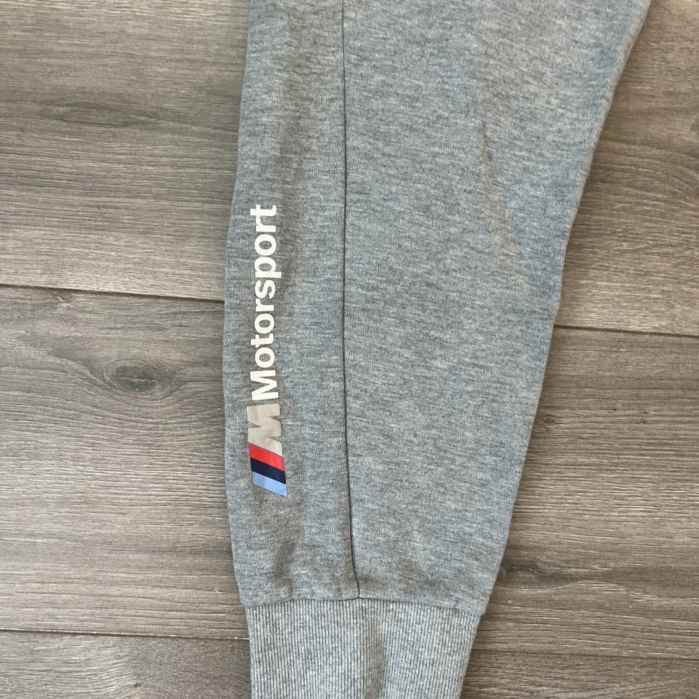 PUMA X BMW Motorsport Jogger Sweatpants Mens 2XL Gray - Picture 10 of 10